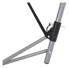 vidaXL Hängematte mit faltbarem Ständer Rot