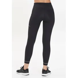 Endurance Funktionstights "THADEA POCKET XQL", Damen, Gr. 36, EURO-Größen, schwarz, 72% Polyamid, 28% Elasthan, bedruckt, unifarben, lang, Hosen, mit praktischer Handy-Seitentasche