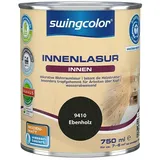 swingcolor Holzlasur Innenlasur  (Ebenholz, 750 ml, Seidenmatt)