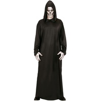 Widmann - Kostüm Sensenmann, schwarzes Gewand, Grim Reaper, Totengräber, Faschingskostüme, Karneval, Halloween