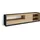 SKRAUT HOME Lowboard 207x50x37 cm Eiche Schwarz Holzwerkstoff
