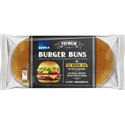 EDEKA 4 Brioche Burger Buns 250G