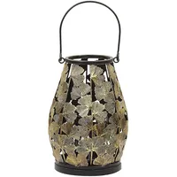 Beliani Laterne SOMERSET Metall 40 cm Gold