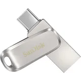SanDisk Ultra Dual Drive Luxe 64 GB silber USB-C 3.1