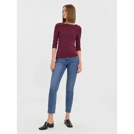 Vero Moda VMPANDA MODAL 3/4 TOP JRS NOOS Rot XS