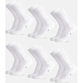 Danish Endurance Tennis Crew Socken 6er Pack Schwarz/Weiß 43-47