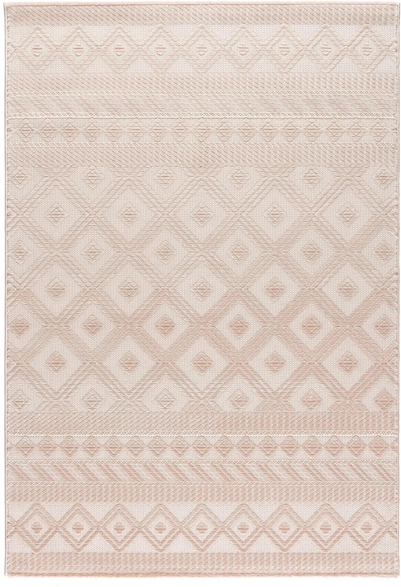 Webteppich Esila in Beige ca. 120x170cm