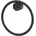 Handtuchring Schwarz matt WJC277A0071036