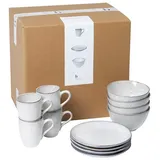 Broste Copenhagen Nordic Sand Frühstücksset 12-tlg. beige