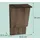 Relaxdays Fledermauskasten, 4er Set,
