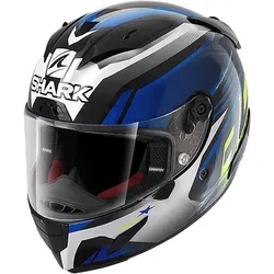 Shark Race-R Pro Aspy Integralhelm, schwarz-blau, Größe S für Männer