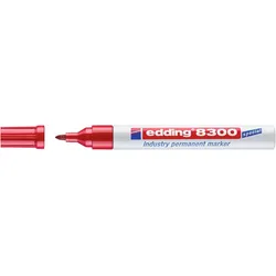 edding 8300 Industrie Permanentmarker rot