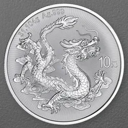 Silbermünze 1oz China Drache 2025 (China)
