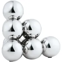 philippi Bubbles Buchstütze Edelstahl 15 x 15 x 14 cm Silber