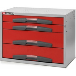 Facom Regal mittel tief 4 Schubladen fest F50000072