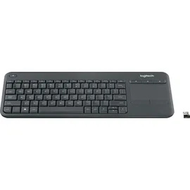 Logitech K400 Plus Wireless Touch Keyboard UK schwarz