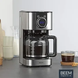 BEEM Fresh Aroma Filterkaffeemaschine Glaskanne schwarz
