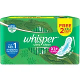 Whisper Ultra Clean Damenbinden XL+30 + Whisper Ultra Night XXL + 2 Servietten