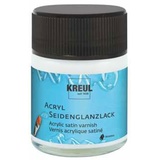 Kreul Acryl-Seidenglanzlack auf Wasserbasis transparent, 50 ml