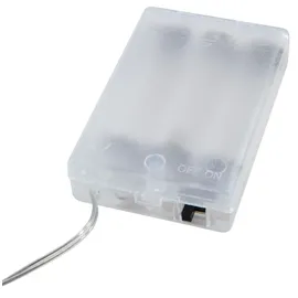 i.s.a.m. MCS-1452749 | Lichterkette, 80 LEDs, Silberdraht, batteriebetrieben