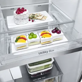 LG Side-by-Side 628 L InstaView® Eis-, Crushed Ice- und Wasserspender GSXE90EVAD