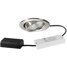 Brumberg LED-Einbaustrahler 6 W rund schwenkbar edelst