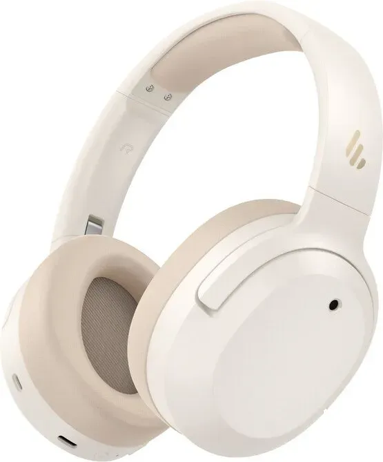 Edifier W820NB Plus kabelloser Over-Ear-Kopfhörer mit Geräuschunterdrückung, Elfenbein, 2. Generation