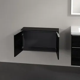 Villeroy & Boch Waschbeckenunterschrank 2 Türen 72,8 x 42,3 x 25,6 cm Black Oak