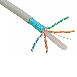 PNI Netzwerkkabel Gigabit Ethernet LAN Kabel PNI CAT6 Kabel - 10000 Mbit S - Cat.6 Netzwerkkabel Verlegekabel 305 m, FTP Geschirmt Ethernet Kabel, Hochgeschwindigkeits Internet Kabel