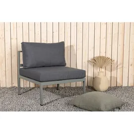 gardenson Loungesessel Copacabana Grau/Grün 70 x 65 x 74 cm