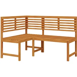 vidaXL Garten-Eckbank 140 x 140 x 85 cm Braun