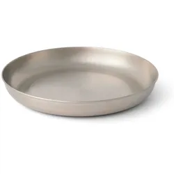 Sea to Summit Detour Plate ? Campingteller aus Edelstahl - Beluga Black - STK