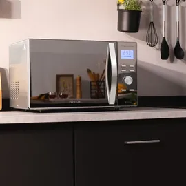 Cecotec Mikrowelle mit Grill ProClean 9110 Full Inox - Silber