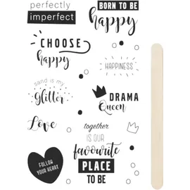 Brunnen 203780907 Rubbelsticker Happy