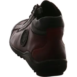 remonte Damen R1477 Sneaker, schwarz/Chianti/Chianti / 41