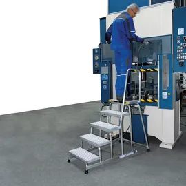 Günzburger R13 Podestleiter 5 Stufen