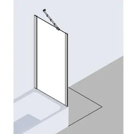 Kermi Ibiza 2000 TWO Seitenwand 75 x 160 cm I2TWO075161AK