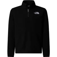 The North Face Kinder Jacke TEEN GLACIER 1/4 ZIP PULLOVER, Größe M in Schwarz TNF BLACK