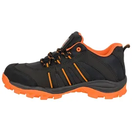 ARDON Arbeitsschuhe Sicherheitsschuhe Schutzkappe Stahlkappe Sportliche S1 (261) Gr. 46 - Schwarz/Orange - 46