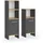 Vicco Karli 2-tlg. Anthrazit/Goldkraft Eiche