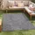 Carpet City In-& Outdoorteppich Anthrazit, Textil, Grafikmuster, Rechteckig, 240x340 cm, Oeko-Tex® Standard 100, pflegeleicht, UV-beständig, Teppiche, & Böden, Teppiche, Outdoorteppiche