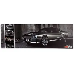 Poster REINDERS "Ford Easton Mustang GT500", schwarz (farbe bild(er): schwarz), B:158cm H:53cm, Papier, Bilder