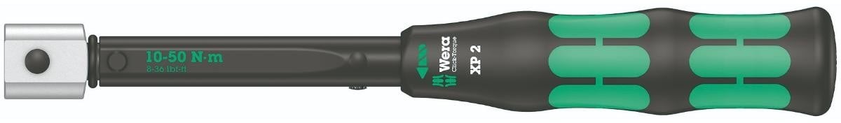 Wera Click-Torque XP 2 Voreingestellter, einstellbarer Drehmomentschlüssel für Einsteckwerkzeuge, 10 - 05075671010