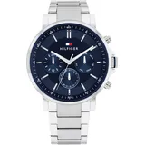 Tommy Hilfiger Tyson 1710588 Herrenuhr - Silber/Dunkelblau
