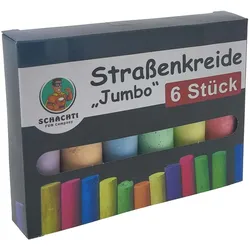 Straßenkreide "Jumbo" 6 Stück Straßenmalkreide Jumbo 6 Stück Kinderkreide Malkreide Straßenkreide Kreidestifte