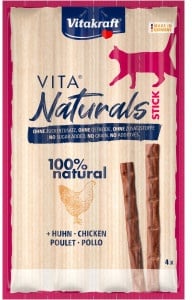 Vitakraft Vita Naturals Stick kip kattensnack (4 st.)  2 verpakkingen