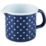 RIESS Schnabeltopf Ø10cm 3/4L Pünktchenblau