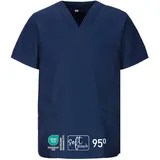 Exner Petguard EXNER Medizinischer Schlupf-Kasack, OP-Kasack, Unisex, für Krankenpflege, Altenpflege, Farbe Navy, Größe XL - XL