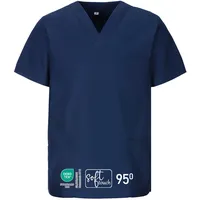 Exner Petguard EXNER Medizinischer Schlupf-Kasack, OP-Kasack, Unisex, für Krankenpflege, Altenpflege, Farbe Navy, Größe XL - XL