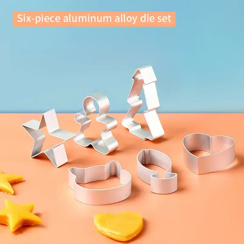 BJ Keksform (Backwerkzeug für DIY-Lebensmittel) – [6-teiliges Set]